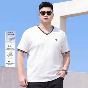 Zuogeeya | Slim Fit Casual V-Neck Short Sleeve T-Shirt