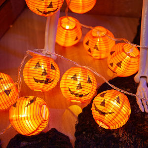 ตกแต่งฮาโลวีน ไฟฟ้า ลูกโป่งส้ม ตกแต่งบาร์ โรงเรียน ห้องเรียน บรรยากาศ จัดการที่อยู่อาศัย งานปาร์ตี้ งานวันฮาโลวีน