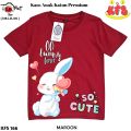 KFS 166 Atasan Baju Anak Perempuan Kaos Sweet Bunny Love So Cute  Lucu Usia 1-13 Tahun. 