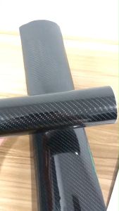 สติ๊กเกอร์เคฟล่า 6D Carbon สีดำเงา เกรดติดรถ สติกเกอร์ติดรถยนต์ สติกเกอร์ถนอมสีรถ กันขี้นกยางมะตอย