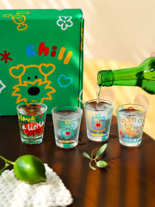 Japanese Style Half House Juice Dog Whiskey Cup High QualityOrdinary Glass Domestic Party Drunkenness Popular among Friends