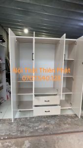 Tủ quần áo tủ nhựa Đài Loan 4 cánh cửa mởthiết kế theo yêu cầu freeship tphcm