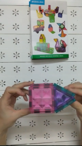 [Toy N Joy] 5.5cm Color Window Magnetic Sheet Magnetic Blocks Colorful Educational Toy for Kids Screen-Free Entertainment Supports STEM Learning Parent-Child Interaction Logical Thinking Hands-on Skills Color Recognition