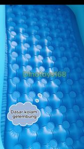 Dinotoys Kolam Renang 5405 3 Ring Anak Dasar Gelembung Playground 210x135x56cm Peralatan Bayi Mainan Anak Pelampung Anak Bayi
