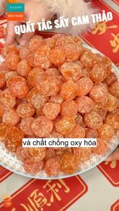 Quất tắc sấy cam thảo nguyên quả tốt cho sức khỏe mùa lạnh ăn liền bổ dưỡng – 250g/ 500g
