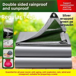 MONLEYTA | Thickened Waterproof Oil Canvas Sunshade Net Rainproof Heat Insulation Sun Protection Net Shelter Tent Cloth MONLEYTA Brand