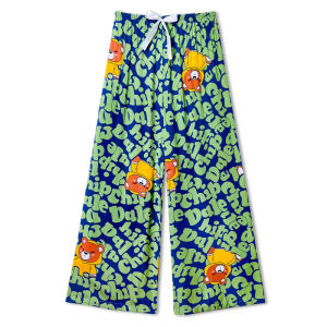 Giữa Eo Cotton Lụa Đồ Ngủ Nữ Mùa Hè Mỏng Phong Cách Quần Ống Rộng Vải Viscose In Hoa Văn Thường Ngày Homewear