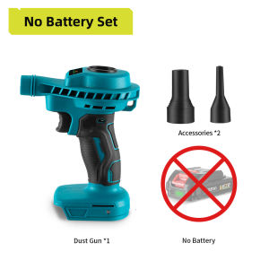Cordless Air Dust Machine 2 IN 1 Dual Use Vacuum Cleaner Inflator Computer Dust Removal Swimming Ring Suction Dust Extractors For Makita 18V Battery
