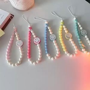 Mobile Phone Chain Lanyard Wrist Strap Women Hand-Held Chain Short Tali Hiasan Phone Case Lanyard Key Pendant