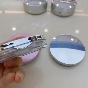 Tempat Bedak Tabur Travel / Tempat Bedak Tabur Tempat Loose Powder + Cermin / Wadah Bedak Tabur / Case Bedak Tabur 5G / Flip Cover Kotak Bedak Tabur Jaring Elastis Ultra Tipis-🌹Tamia