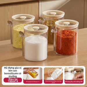 YYIEDERNG | Lọ Gia Vị Chống Ẩm và Kín Khí