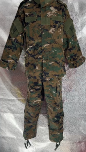 Kid Pixelated Army Costume Deluxe No4 Soldier Pretend Play Occupation Career Day Kindergarten Concert