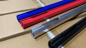 รางอลูมิเนียม แบบเซาะร่อง MK 8 เหลี่ยม ยาว 1.2 เมตร