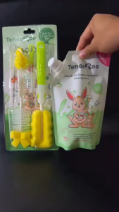 TendeRoo Bottle & Veggie Cleaner Apple Gentle Wash for Baby 50ml + 2x Freebies