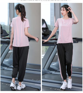 BUMILA | Bộ Đồ Thể Thao Dáng Rộng Kích Cỡ Lớn Tay Ngắn Khô Nhanh
