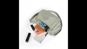 FINGERTIP ART Lightweight Shoulder Bag Waterproof Nylon Crossbody Bag Messenger Bag Women