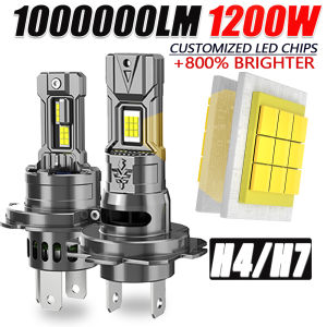 H7 H4 LED Bulb CANBUS Car Headlight High Power Auto Spotlights Super Bright Turbo Light Mini Wireless LED Headlamp Plug&Play 12V