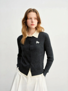 DUSHU | Oversized Layered Color Block Knitwear