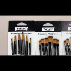 6pcs Artist Paint Brushes Set Artist Paintbrushes For Acrylic Oil Watercolor Acrylic Painting For Body Face Rock Canvas