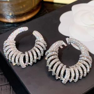 MESU.ACC | Fashionable Unique Exaggerated Hollow Line Design Earrings