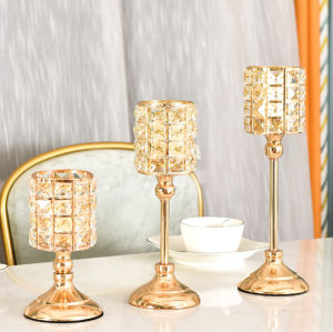 Chân Nến Đế Nến Pha Lê Cao Cấp Sang Trọng Nhiều Kích Thước Trang Trí Sự Kiện Tiệc Cưới Cắm Hoa Phong Cách Bắc Âu