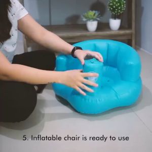 Inflatable Portable Baby Sofa Seat Inflatable Air Sofa Support Seat High Chair for Kids boy girl sofa seat #LX-0199