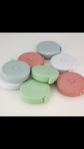 Meteran Roll Mini Gulung Putar 150cm Pengukur Lingkar Perut Bulat