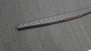 กันรอยขอบกระบะท้าย กันรอยขอบกระบะ กันรอย รถยนต์ สีดำ ด้าน มาสด้า บีที MAZDA BT50 BT-50 2021 2022 2023 ใส่ร่วมกันได้ทุกปีที่ระบุ A