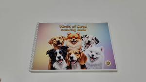 สมุดระบายสี เกรดพรีเมี่ยม ธีมโลกของสุนัข " World of Dogs " รวมสุนัขหลากหลายสายพันธุ์ทั่วโลก (แถมฟรี สีไม้1กล่อง)