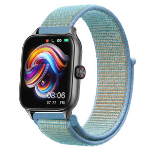 20mm 22mm Nylon Loop For Amazfit GTS4/2/3/3pro/2e/GTS2 Mini/GTR 4 42/47mm/GTR 2e/stratos bracelet for Amazfit bip/U/S/lite strap