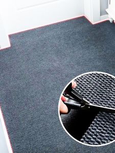 Safil Thickened Anti-Slip Door Mat Kitchen Entrance Rug Modern Simple Style Hand Washable Pure Color Customizable Home Carpet