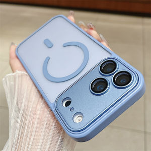 เคสแม่เหล็กกันกระแทกแบบไร้สายสำหรับ iPhone 17 Air 16 15 14 Plus 13 12 Pro Max รองรับ MagSafe