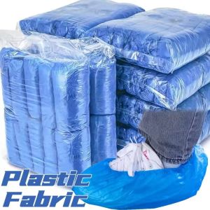 100/500Pcs Disposable Shoe Covers Anti-slip Mud-proof Booties Shoe Cover Household Plastic Rain Shoes Supplies