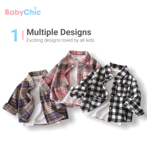 Kids Boy Long Sleeve T Shirt Budak Lelaki Lengan Panjang Baju Kanak Kanak Toddler Tops 1 - 7 Years