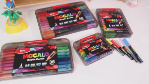 M&G MOCALO Set Pen Penanda Akrilik 12 24 36 48 M&G MOCALO Liquid Roller Brush Acrylic Marker Set with 12 24 36 and 48 Colors Warna dengan Hujung Berus Fleksibel untuk Lukisan DIY dan Kraf Tangan Brush Tip / APMT80H2 / APMT80H3 / APMT80H4 / APMT80H5
