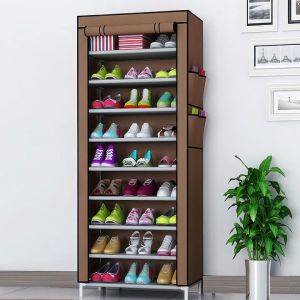 Rak sepatu 1099 lemari sepatu rak sepatu tertutup anti debu rak sepatu susun kekinian lemari sepatu tertutup
