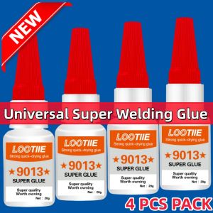 4-Pack Super Glue (20g): Fast-Dry High-Strength for Metal Ceramic Glass Wood. Versatile Adhesive for DIY & Repair