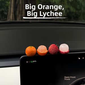 AMU·PIGGY | Cute Little Lychee Shaped Car Decoration