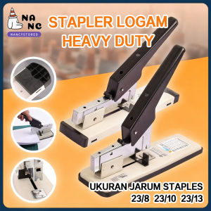 Stapler Logam Heavy Duty Penjilidan Kertas Kapasitas 100 Lembar Cocok untuk Kertas Tebal Stapler Heavy Duty Serba Guna Set Stapler Jilid Besar