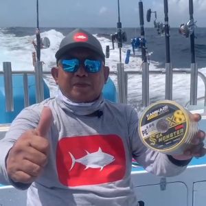 KAMIKAZE Senar Pancing PE Braid SEA MONSTER X8 Yellow 100m Connecting Premium Super Strong