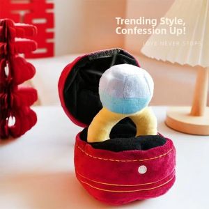 JIFANPAUL | Large Engagement Ring Shaped Plush Toy Gift for Valentine Confession