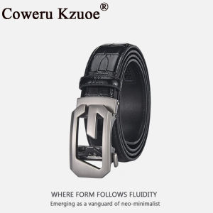 Automatic Buckle Fashionable Versatile Mens Belt For Jeans Business Casual