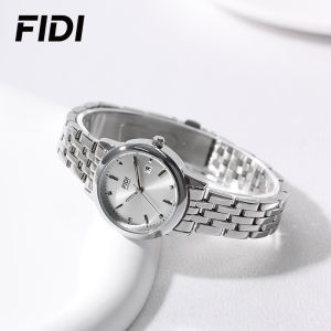 Fidi Chính Hãng Đồng hồ nữ tính tình đơn giản vòng tất cả-trong-một đai thép thạch anh không thấm nước Đồng hồ nữ