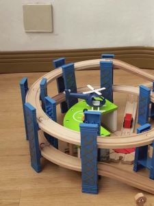 LEKU | Magnetic Wooden Train Set