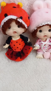 🎀 Búp Bê Vinyl Mini 10 cm 4 inch Đồ Chơi Dễ Thương
