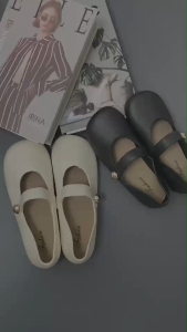 YooWoo Sepatu Wanita / Mary Jane Shoes / Flatshoes Wanita / Sepatu Kasual Wanita / Sepatu Flat Wanita Retro Prancis