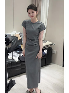 XIYUQI | Leisure Loose Slim Fitting Pear Shape Dress Short Sleeve