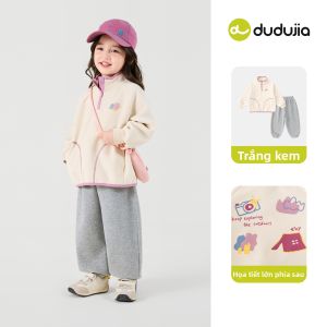 DUDUJIA | Bộ Quần Áo Thể Thao Dạo Phố Cho Bé Gái Mùa Thu