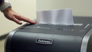 FELLOWES 225MI Paper Shredder (Micro Cut)  2 x 12mm - 14 sheets (60 Liters) (non stop Micro Cut Paper Shredder Shredder Machine Office Shredder  Heavy Duty Shredder Mesin Penghancur Kertas)