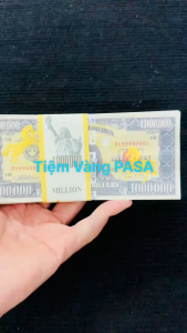 ⭐GIÁ SỈ⭐ COMBO 10 Tờ 1 Triệu Đô Mỹ hình Ngựa mạ vàng sang chảnh có bảo an phát quang